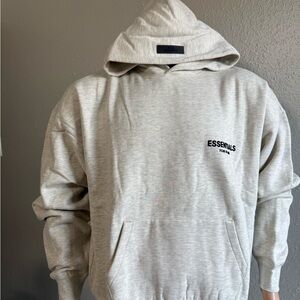 Essentials Gray Hoodie for Men